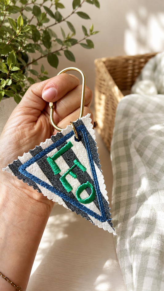 Embroidered Keychain