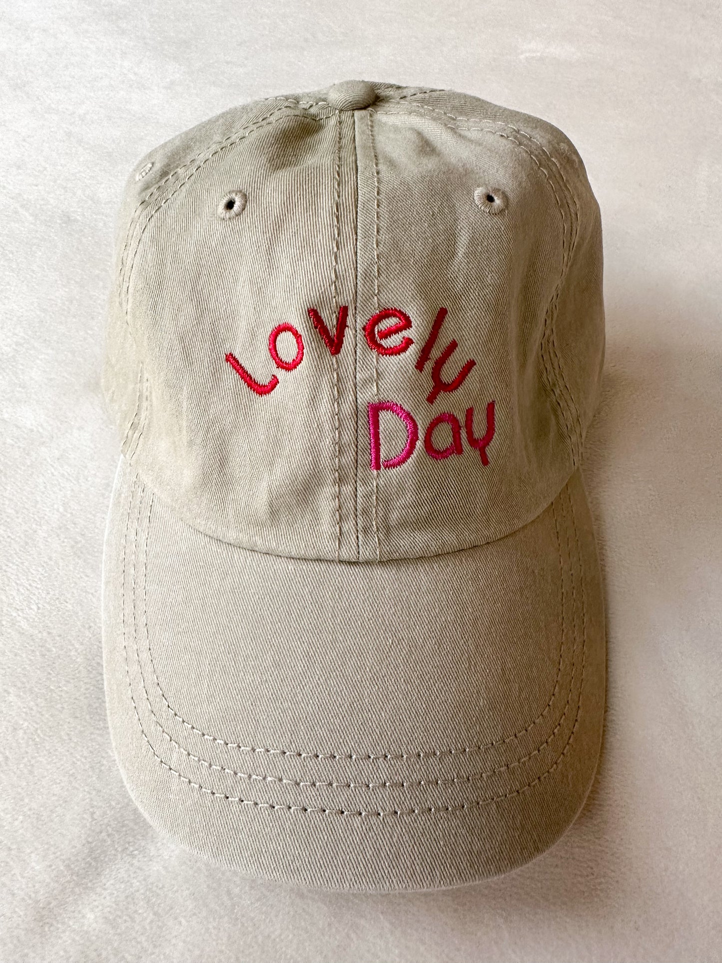 Lovely Day Embroidered Hat