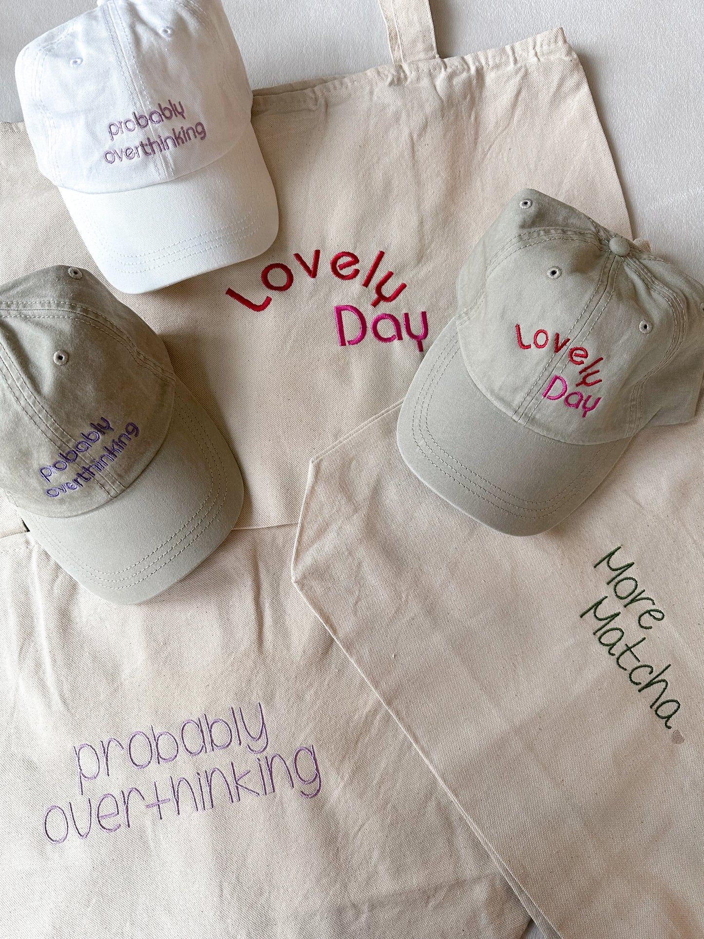 Probably Overthinking Embroidered Hat