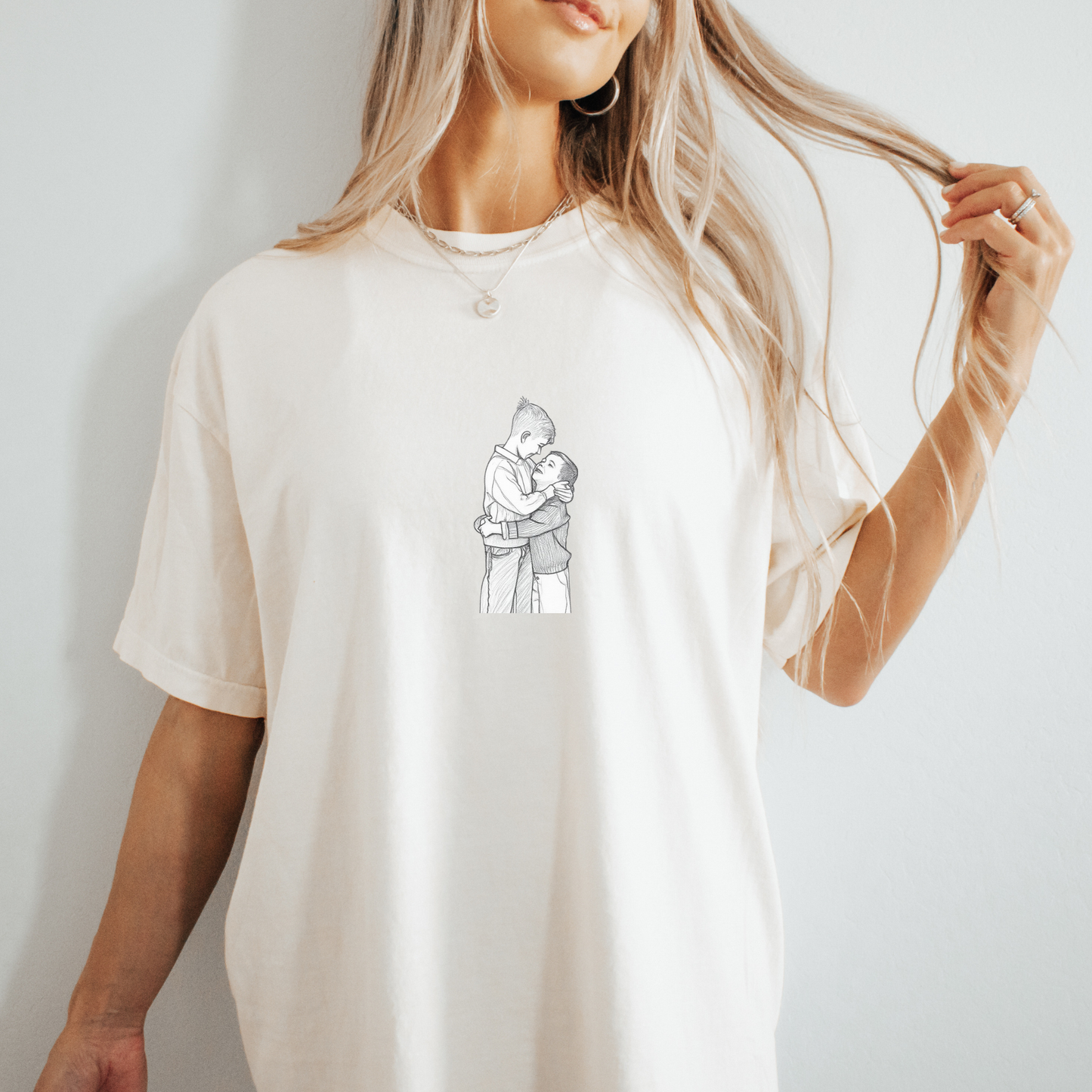 Custom Photo Sketch T Shirt