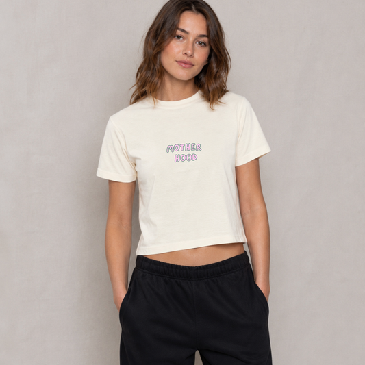 MOTHER HOOD CROP T