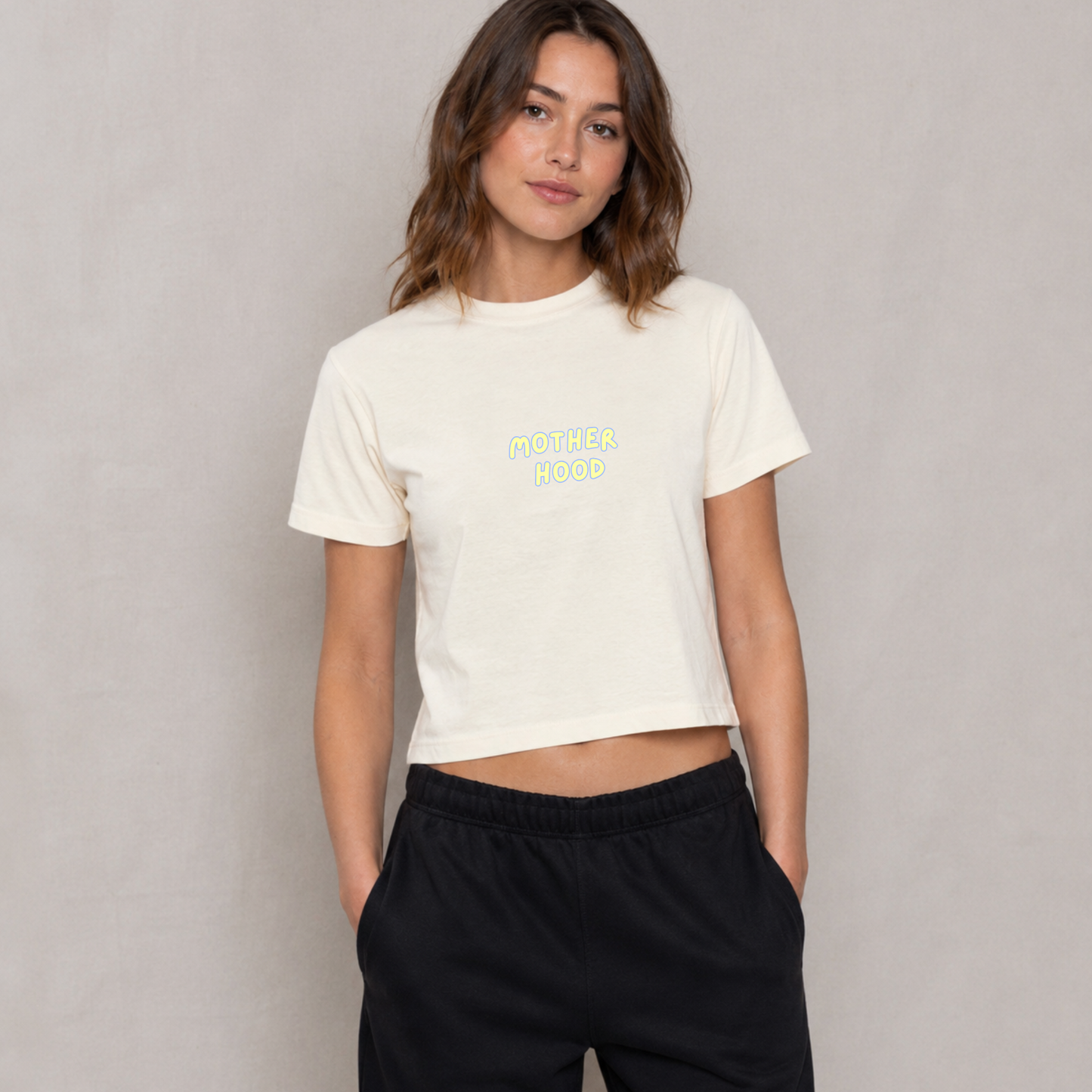 MOTHER HOOD CROP T