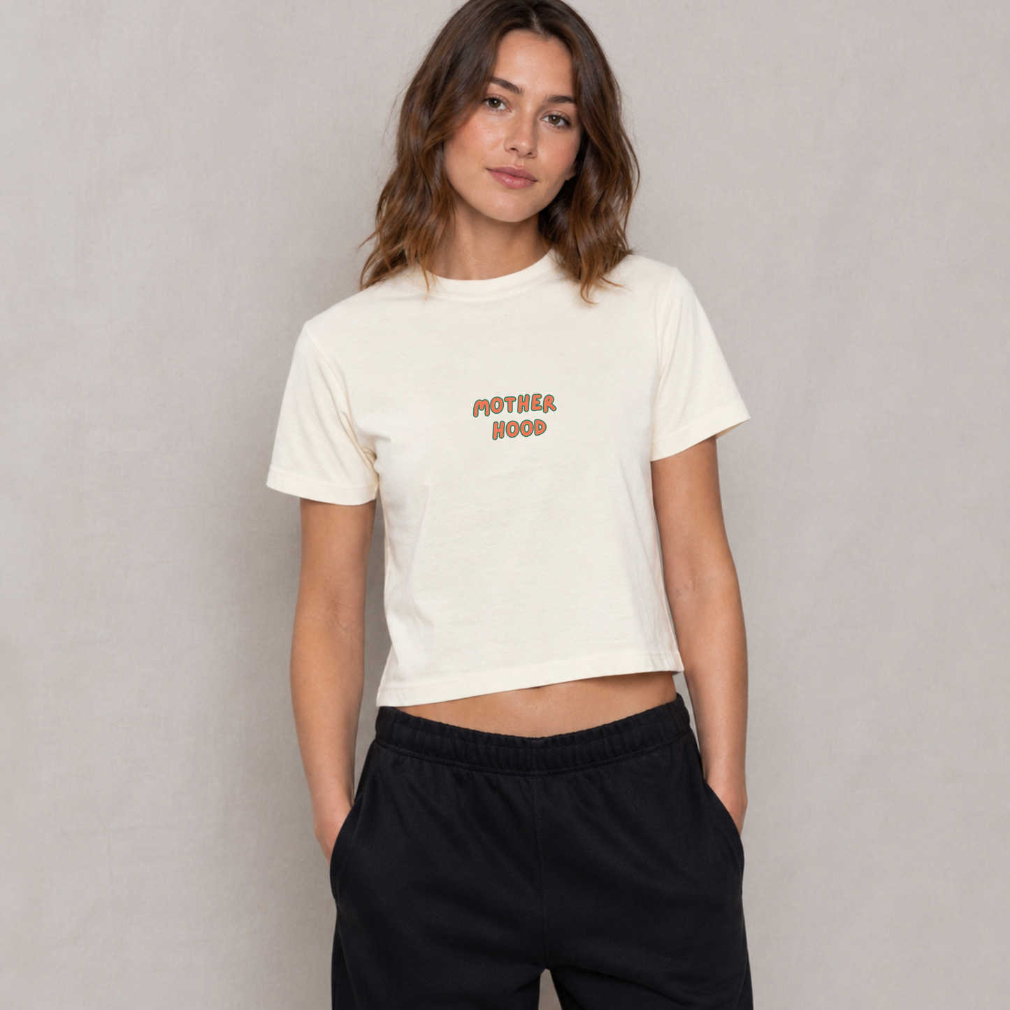 MOTHER HOOD CROP T
