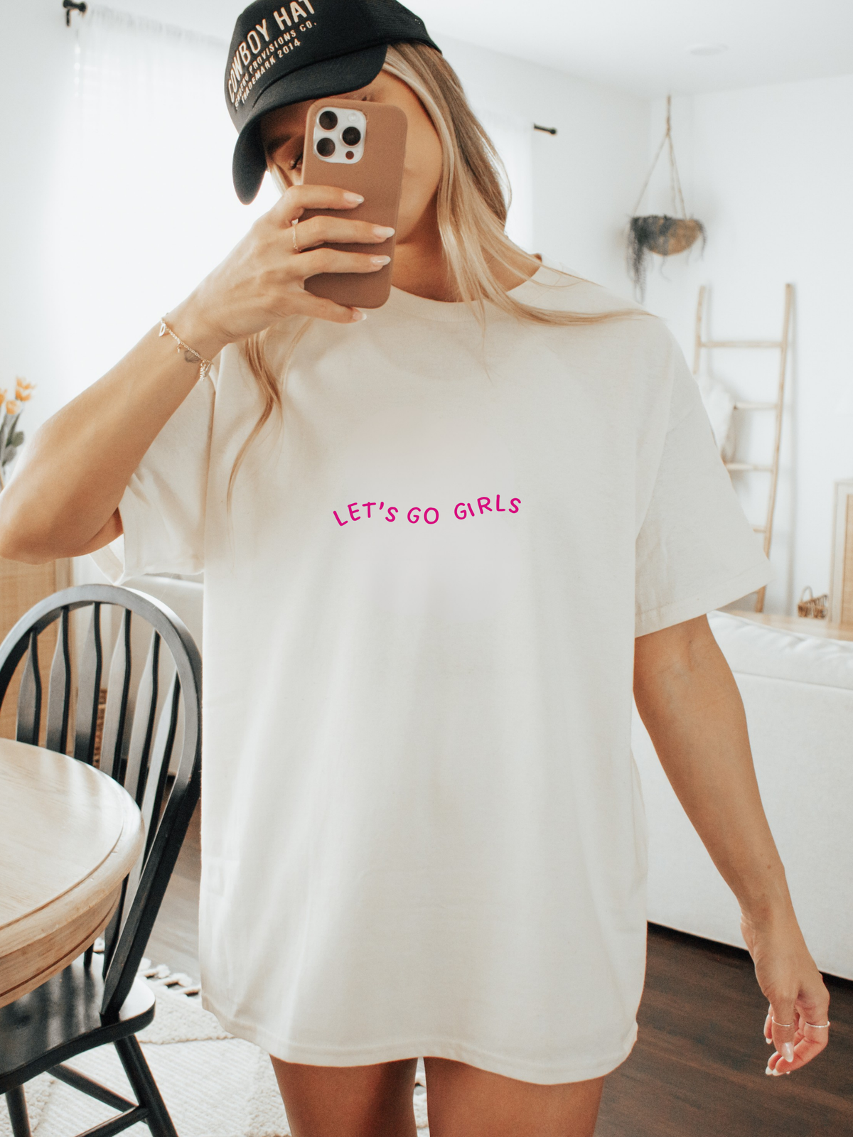Pink Western Let's Go Girls T Shirt