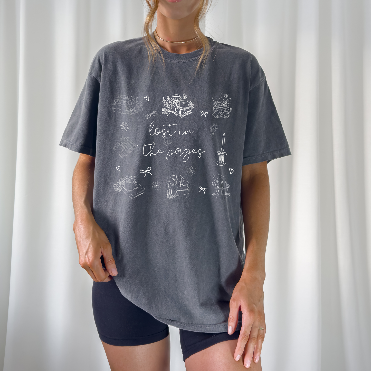 Lost in the Pages Graphic T Shirt