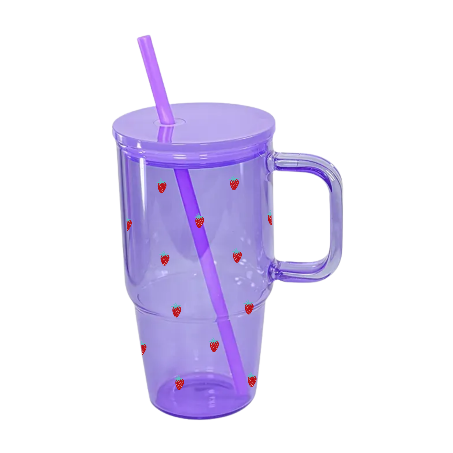 Candy Colour Glass Tumbler