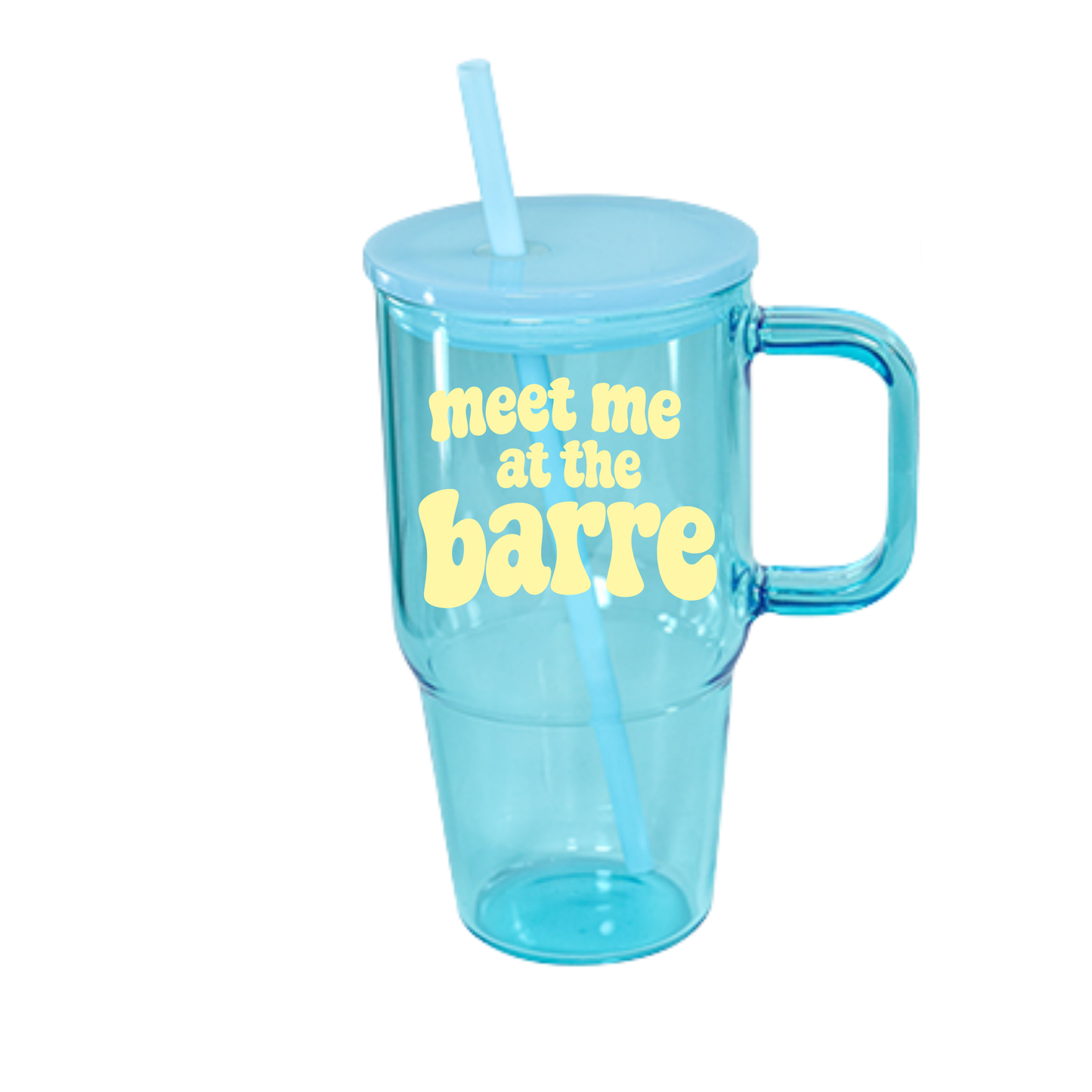 Candy Colour Glass Tumbler