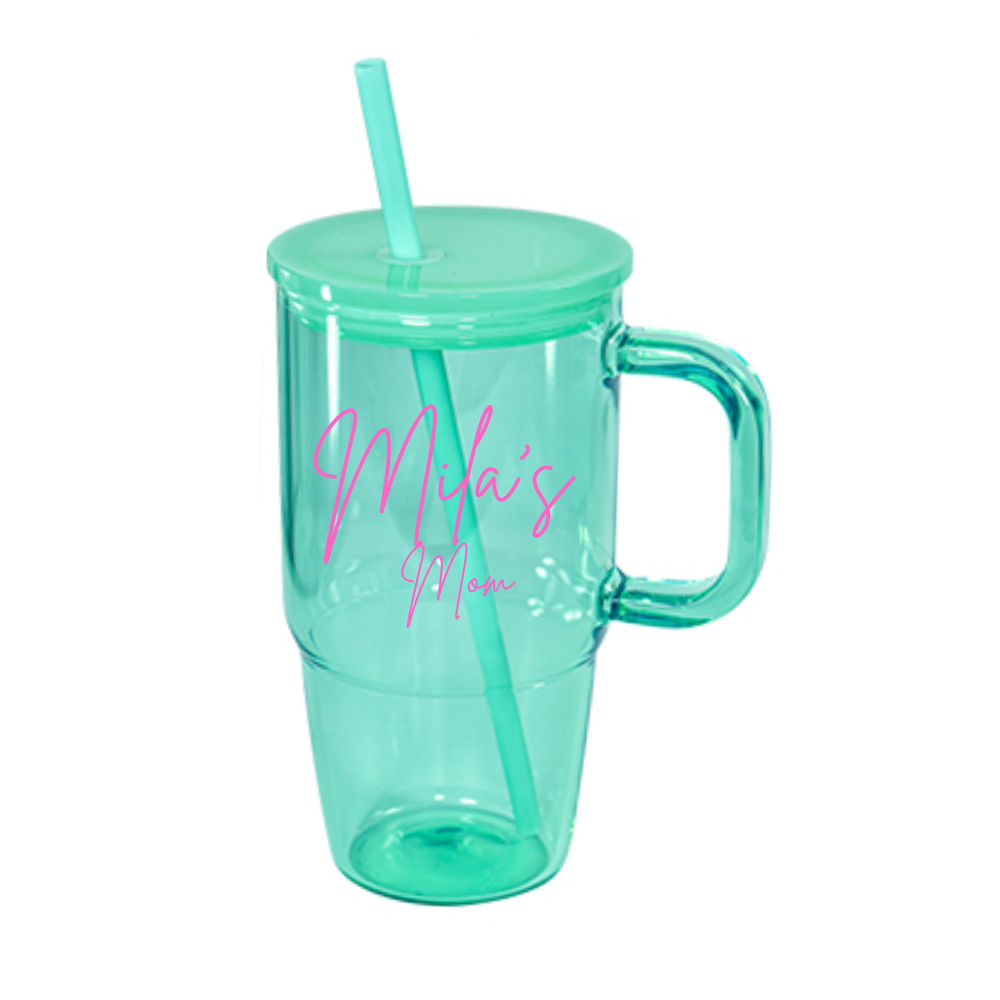 Candy Colour Glass Tumbler