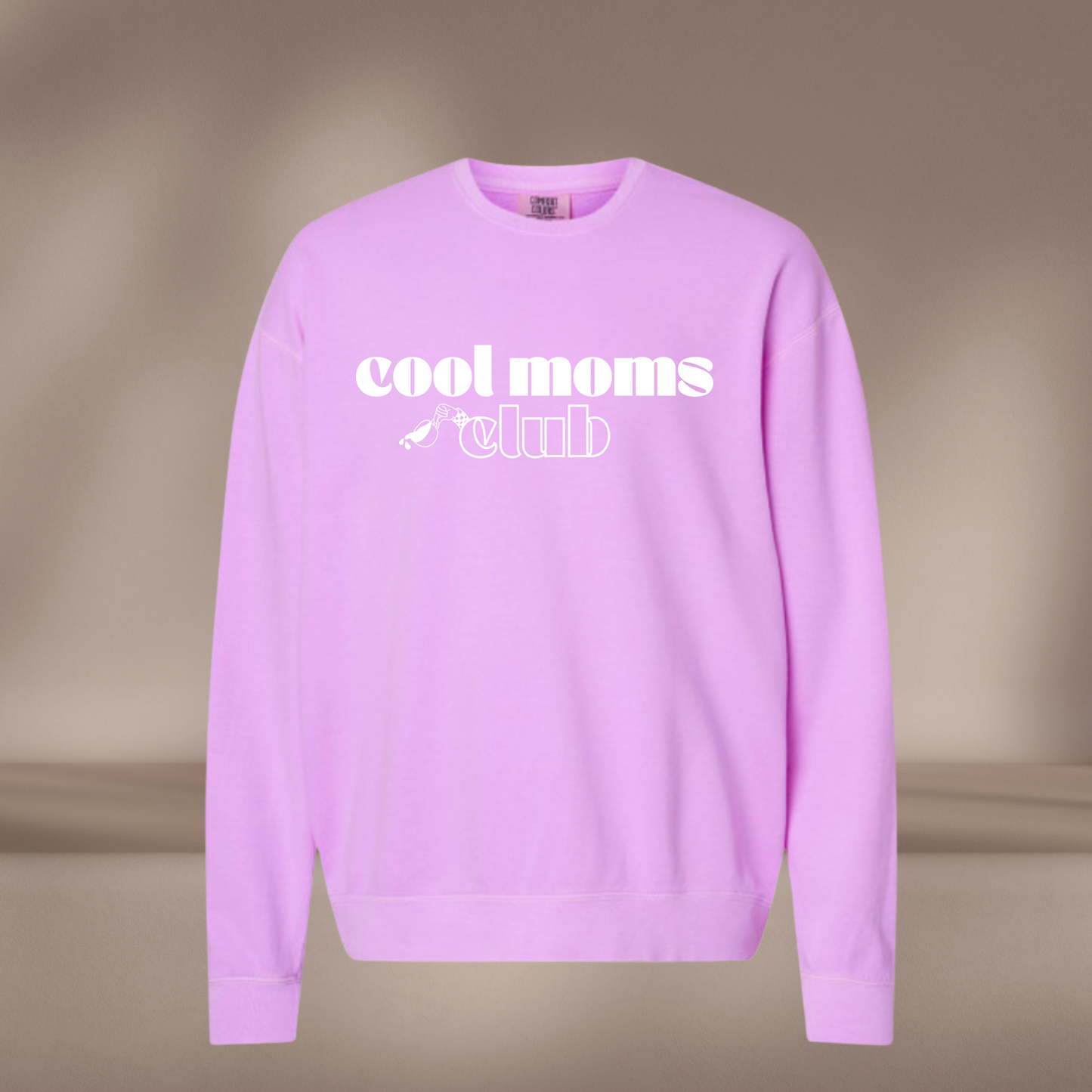 Purple Cool Mom's Club Crewneck