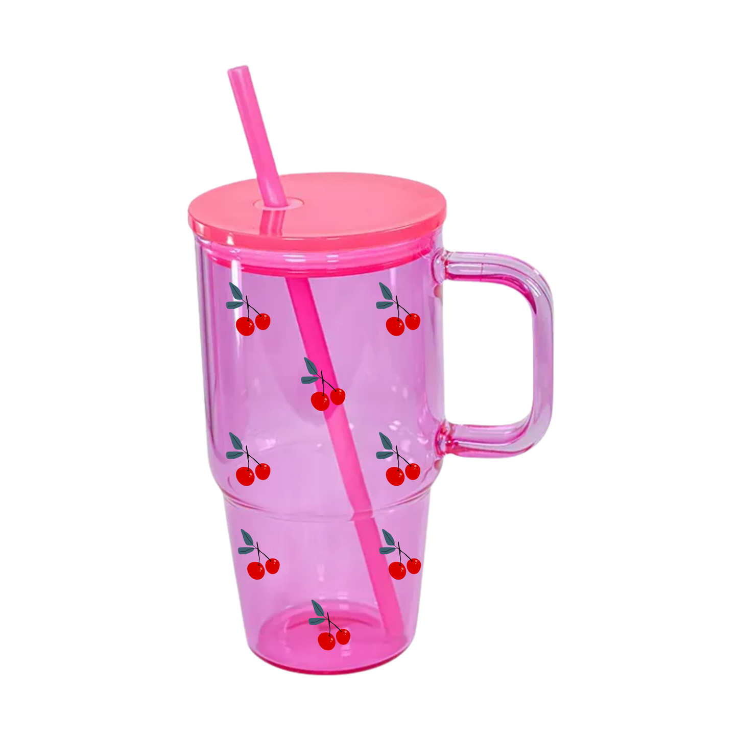 Candy Colour Glass Tumbler