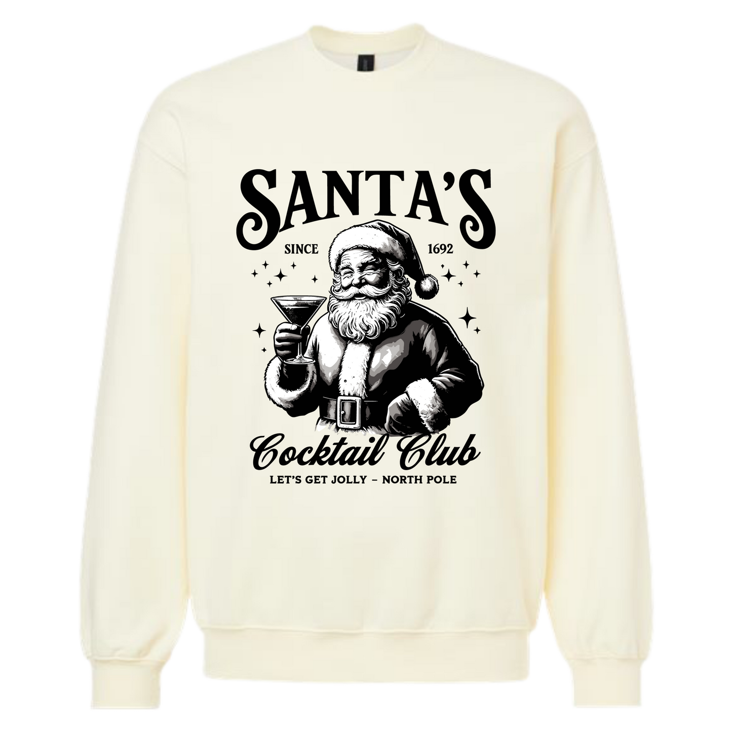 Santa's Cocktail Club Crewneck