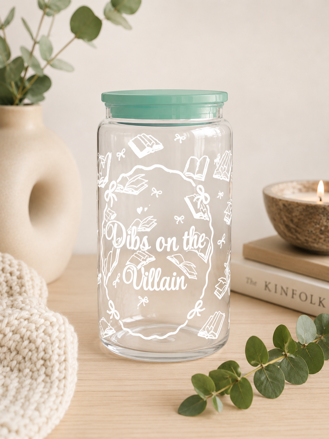 Bookish Glass Tumblers