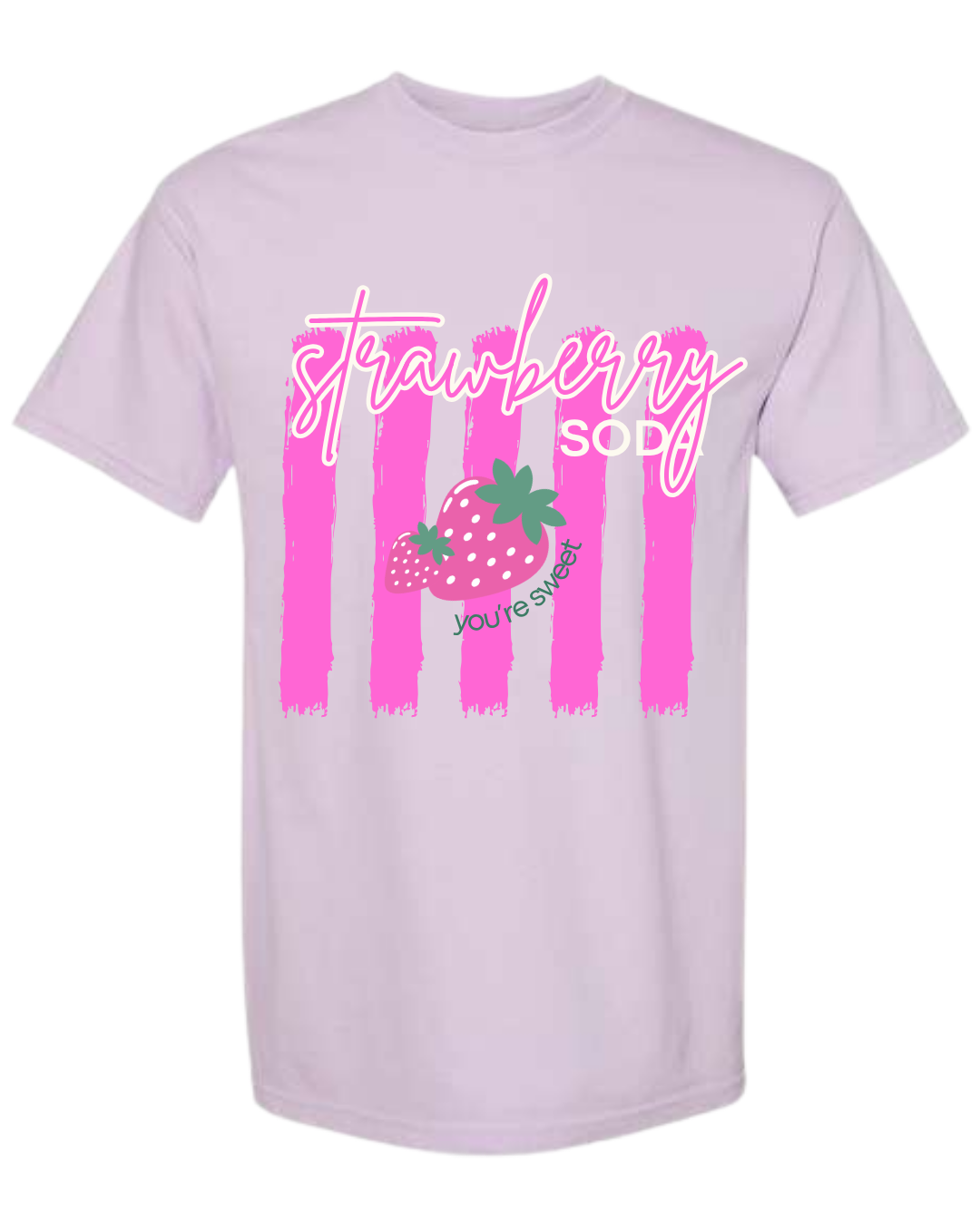 Strawberry Soda Graphic T Shirt