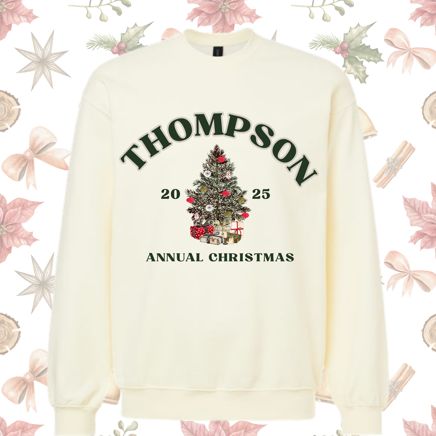 Custom Christmas Family Sweaters