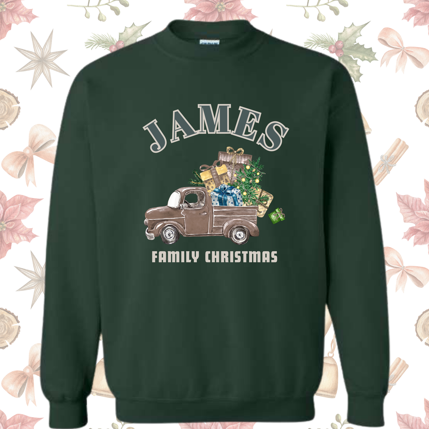 Custom Christmas Family Sweaters
