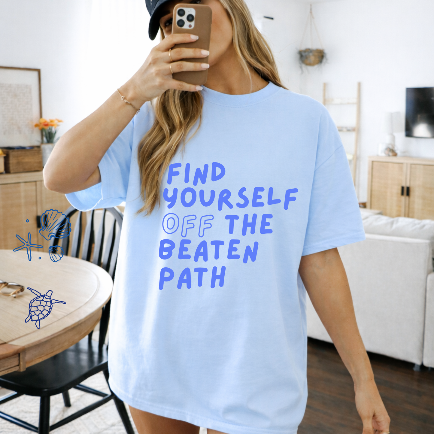 Find Yourself off the Beaten Path Graphic T