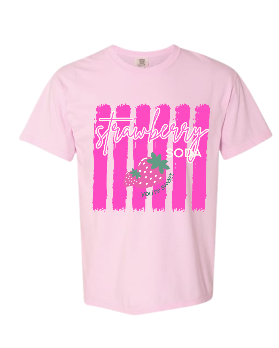 Strawberry Soda Graphic T Shirt