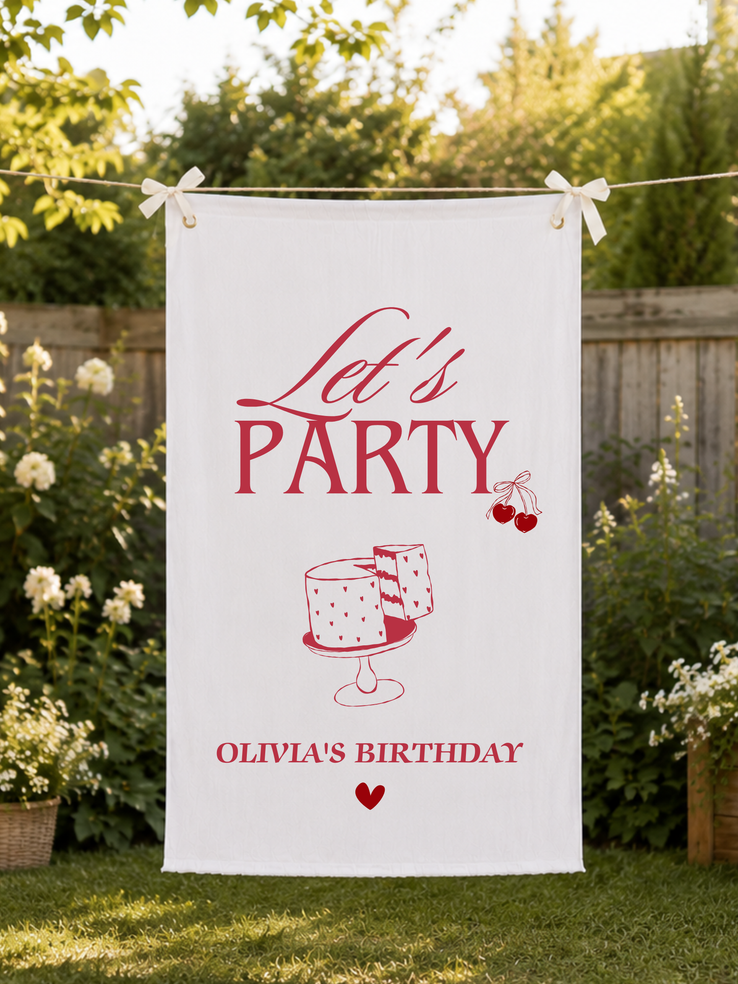 Linen Signs- Birthday Edition!