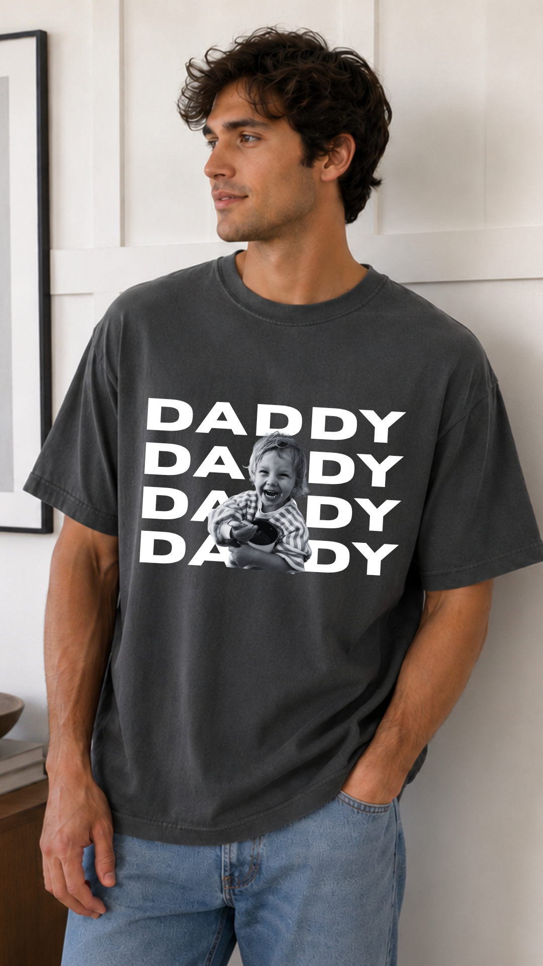 DADDY, GRANDPA, CUSTOM GRAPHIC T