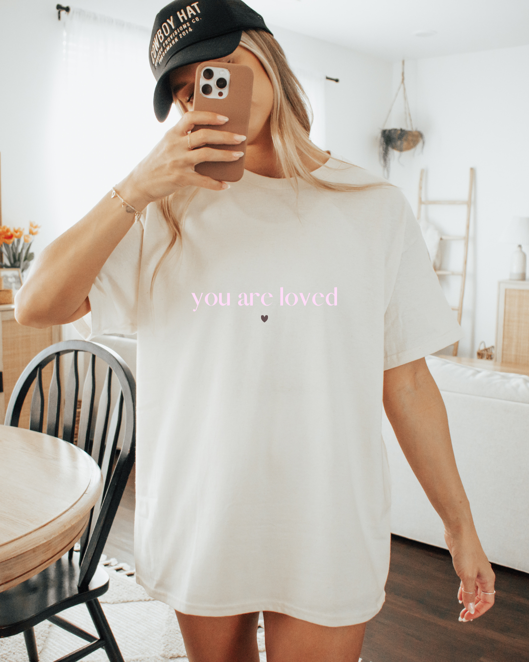 Custom You Are Loved Graphic T Shirt