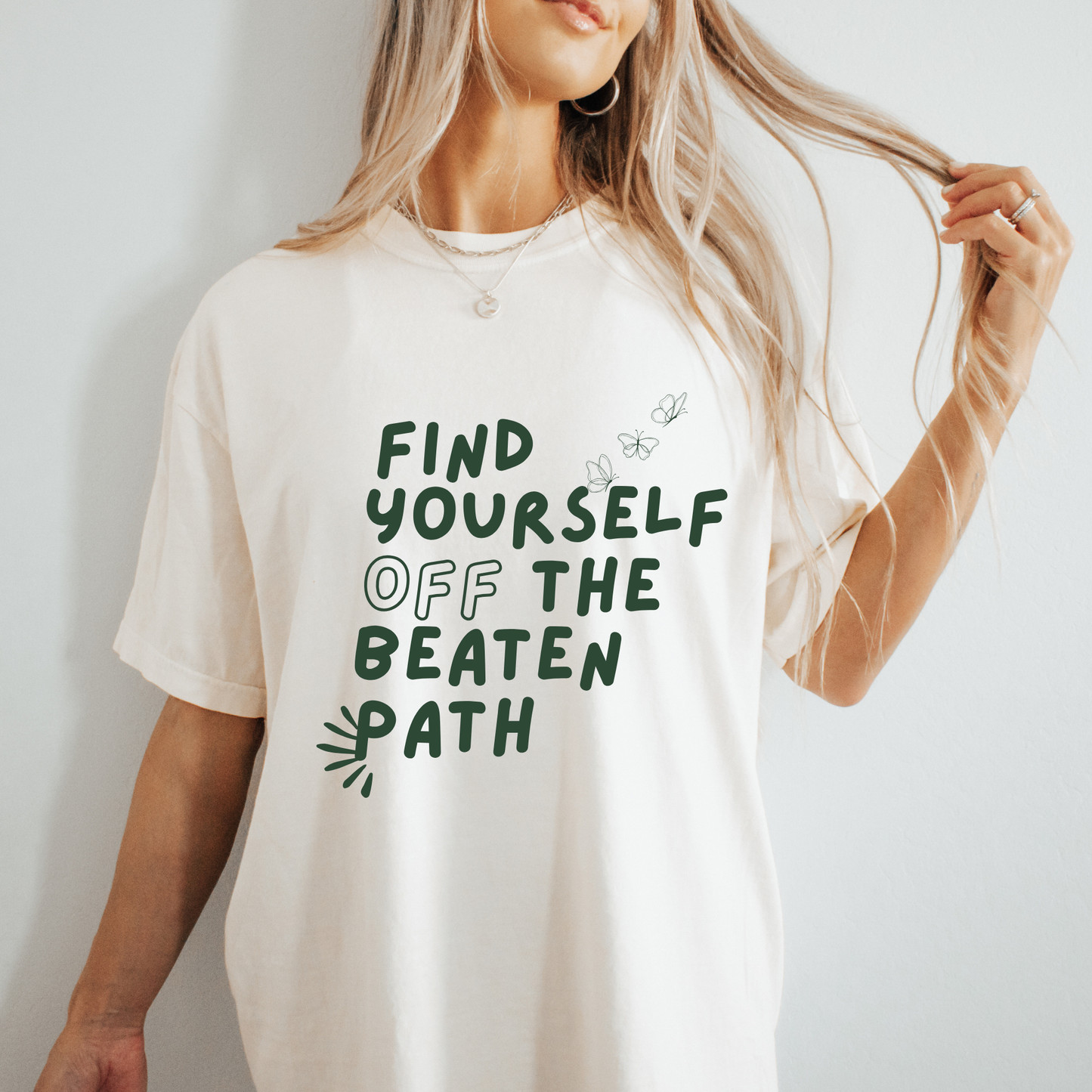 Find Yourself off the Beaten Path Graphic T