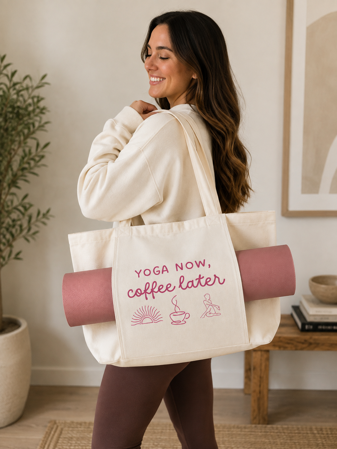 YOGA MAT TOTE!