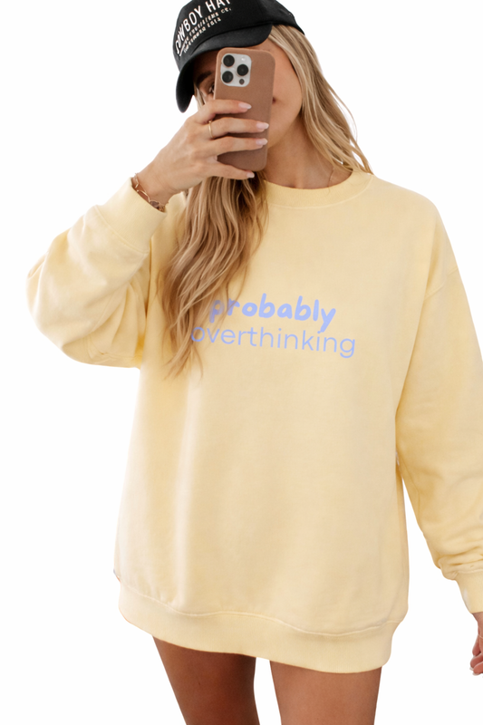 Probably Overthinking