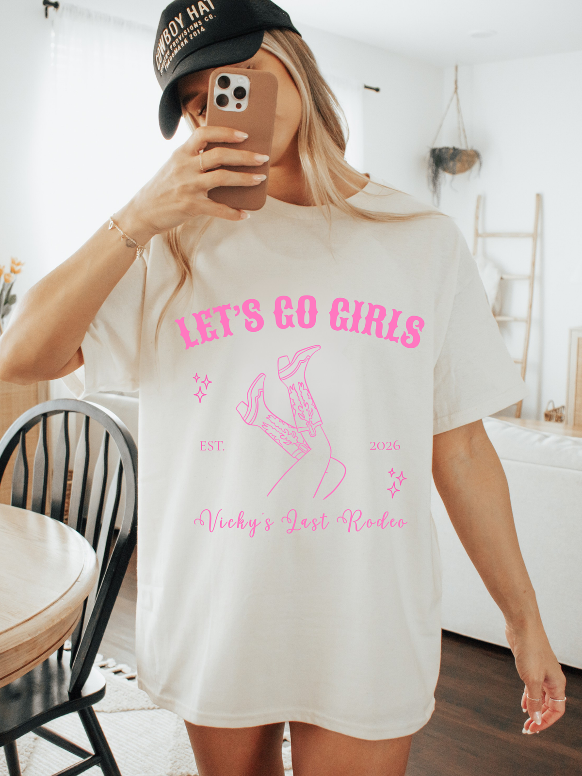 Let's go Girls Bachelorette Graphic T Shirt