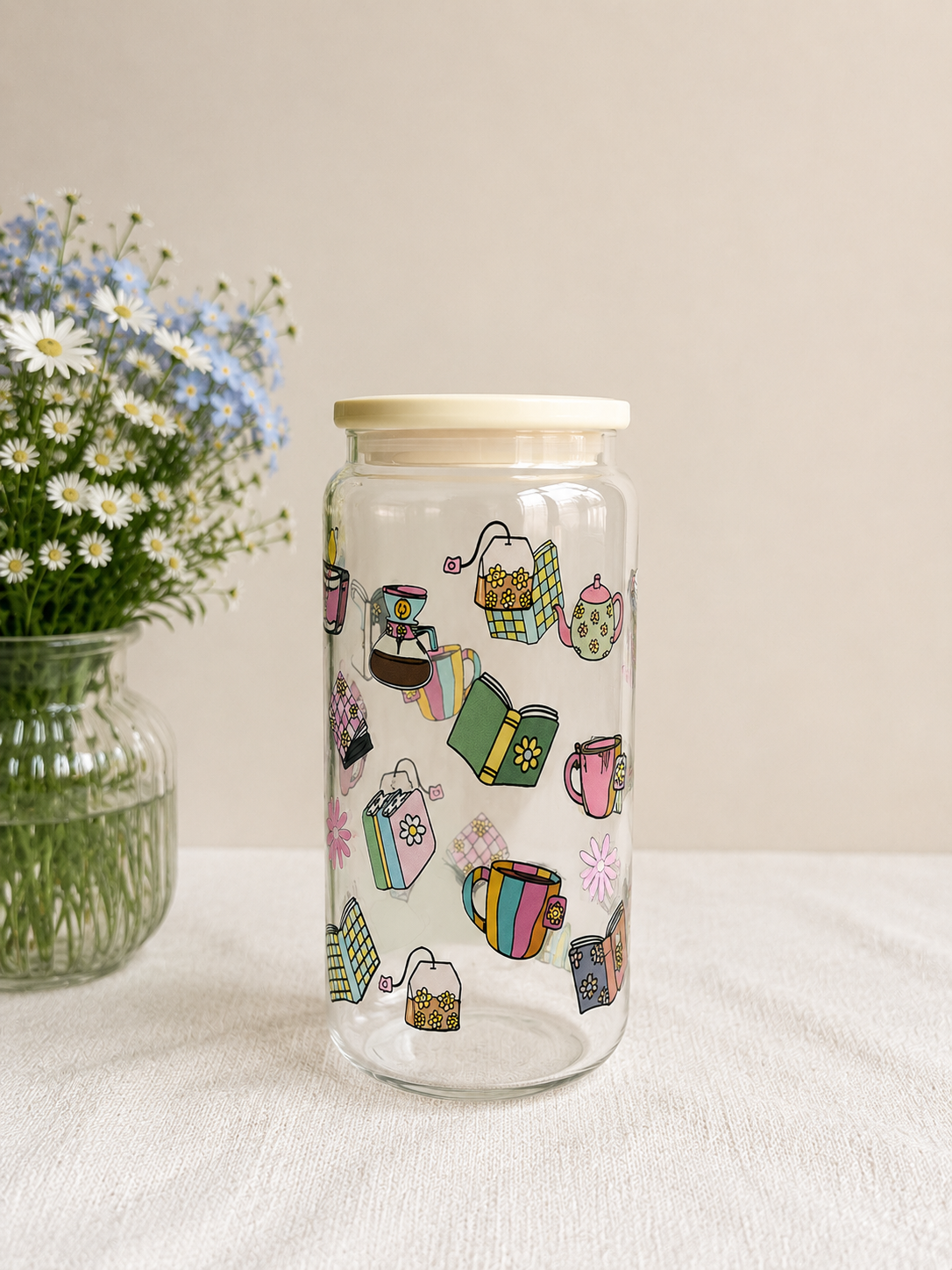 Bookish Glass Tumblers