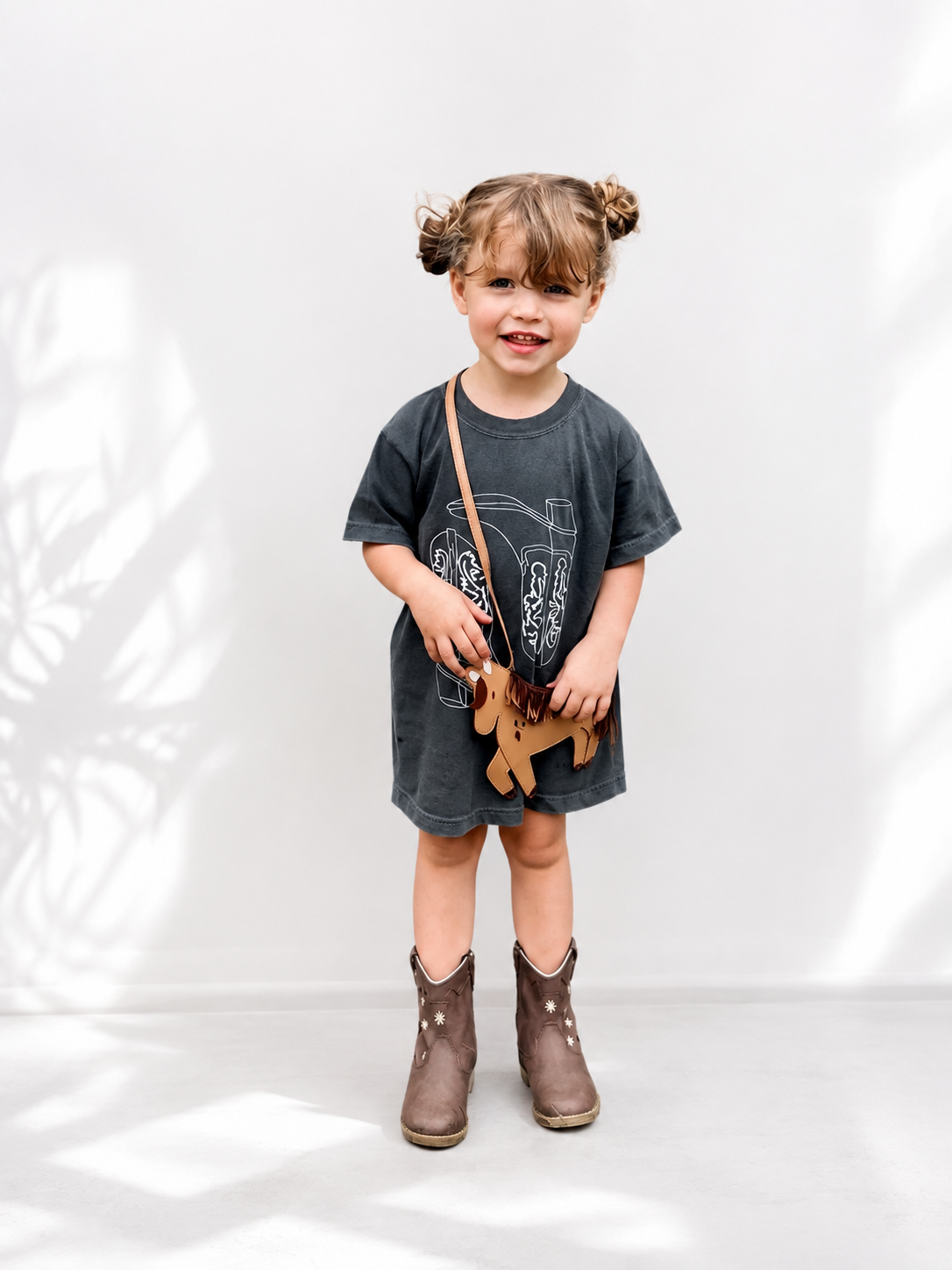 Youth Cowboy Boots T Shirt