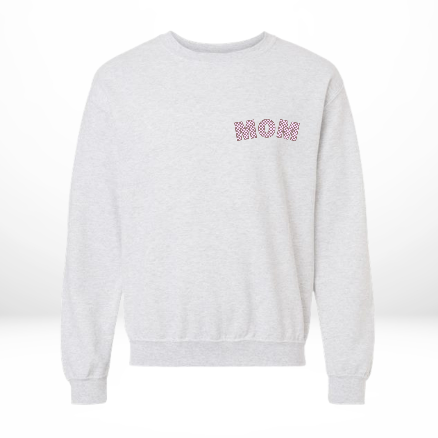 Checkered Mom Crewneck