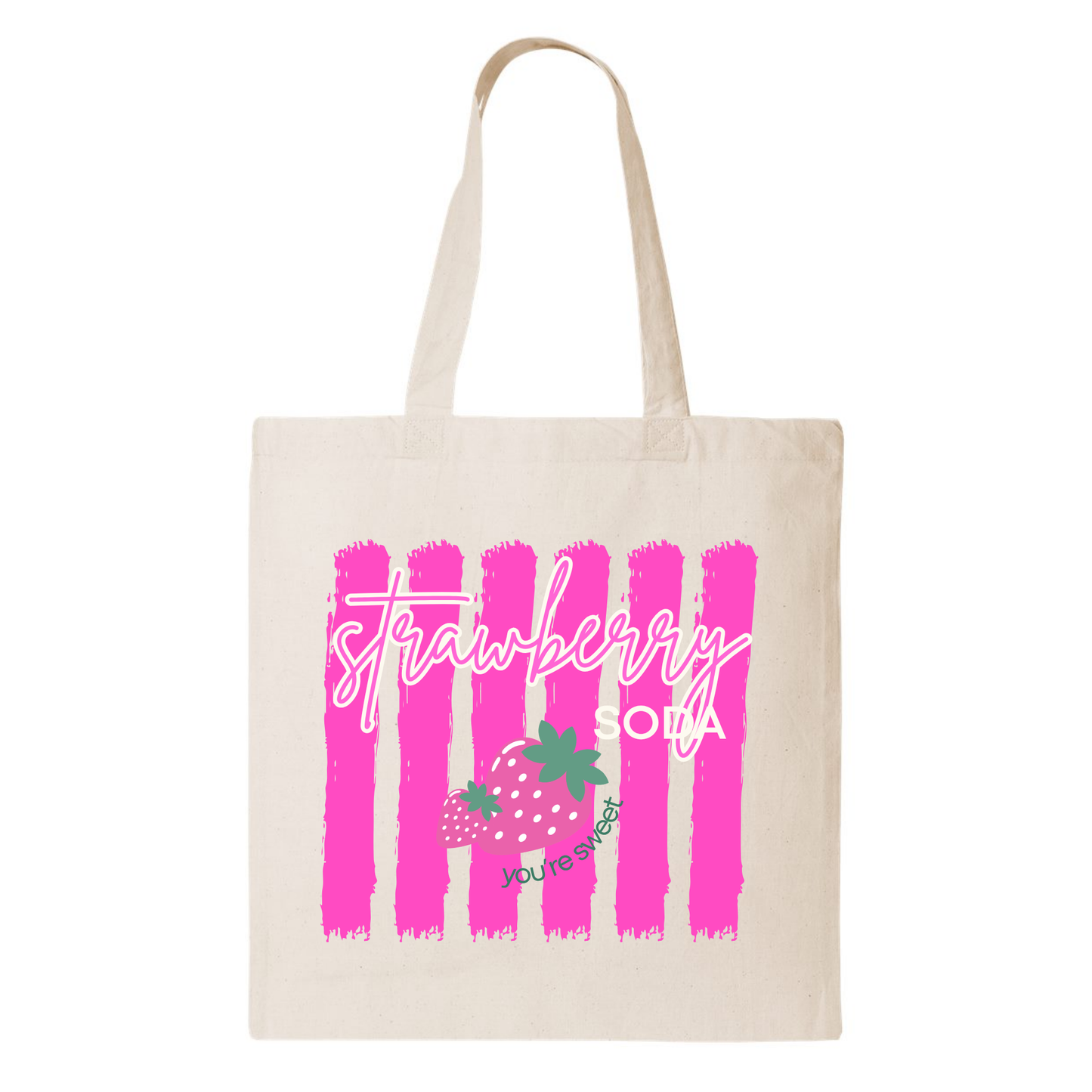 Strawberry Soda Tote Bag