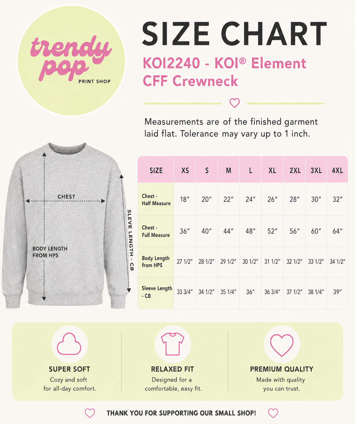 DIY PREMIUM CREWNECK