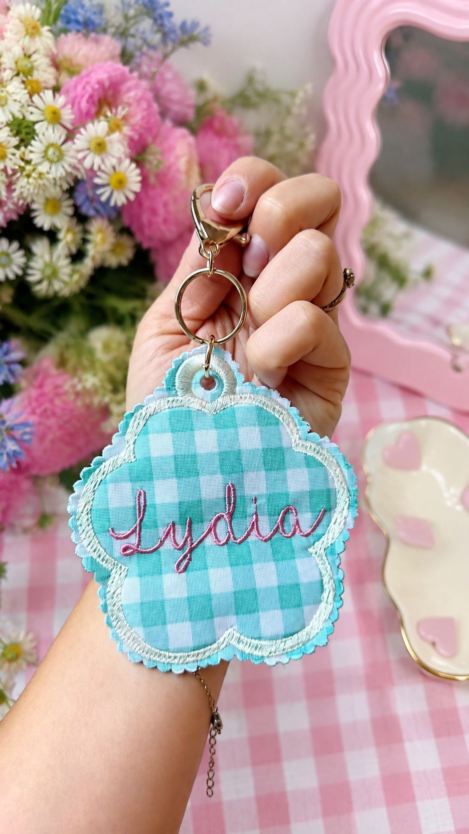 Embroidered Keychain