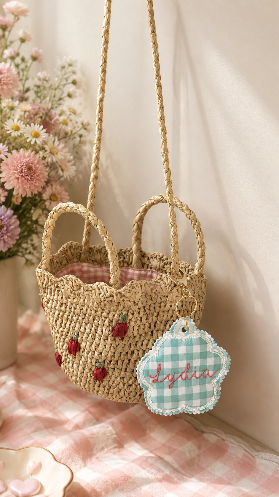 Embroidered Keychain