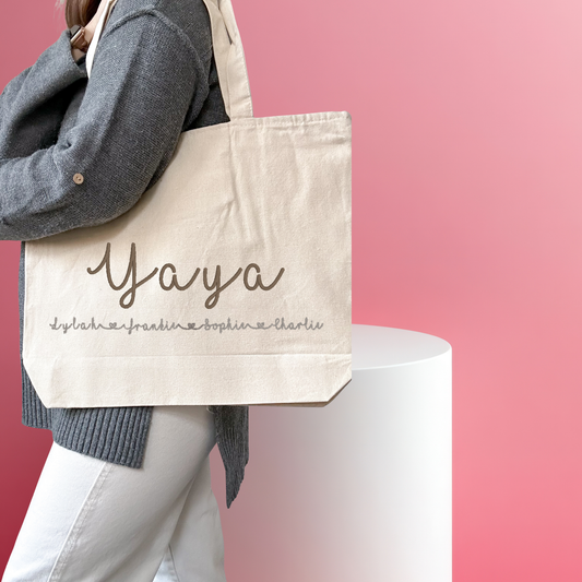 Custom Embroidered Tote Bag