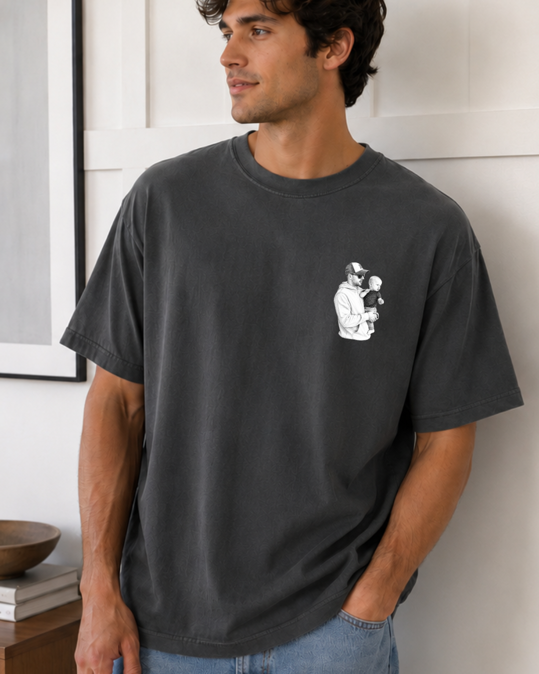 Custom Photo Sketch T Shirt