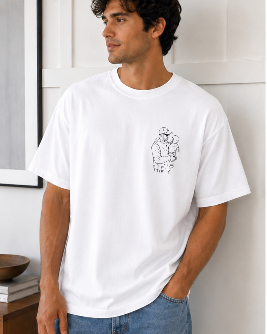 Custom Photo Sketch T Shirt