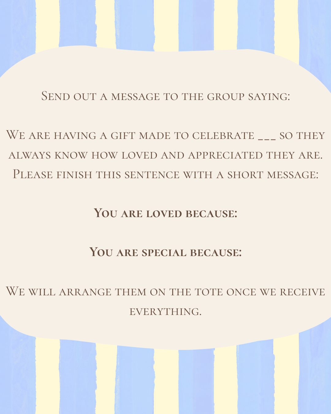 Custom You Are Loved Tote