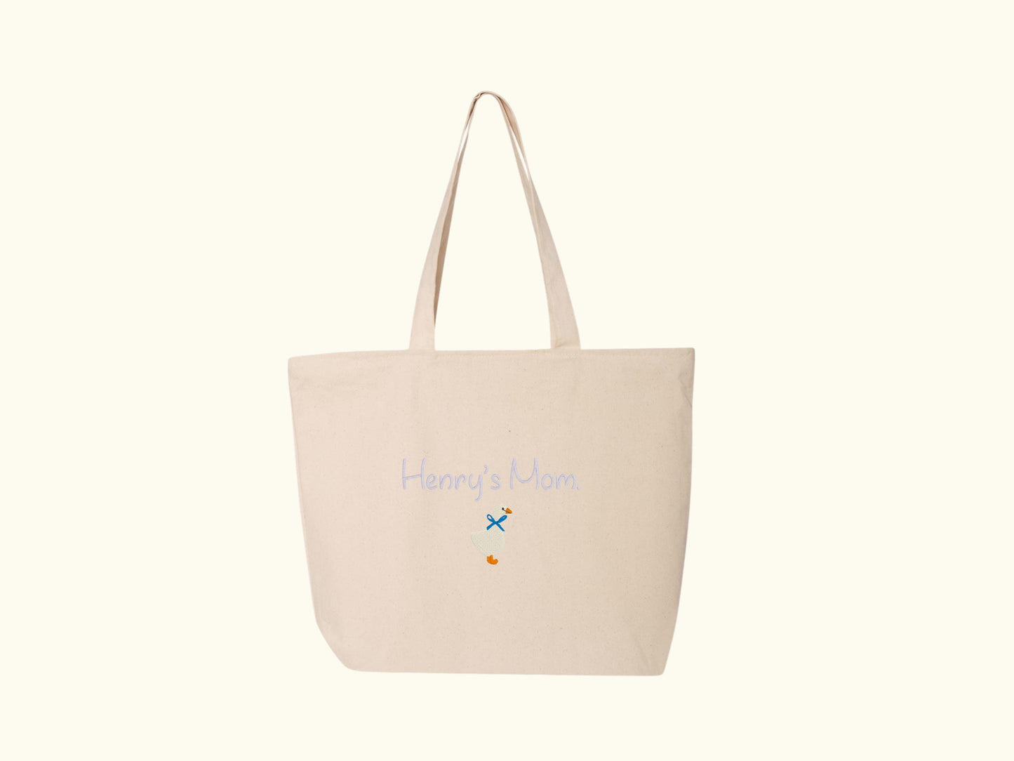 Custom Embroidered Tote Bag